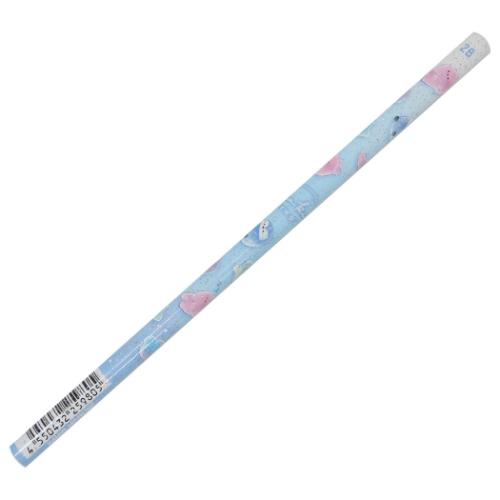 鉛筆 ラメ入りえんぴつ2B キラキラドロップス カミオジャパン 新学期準備文具