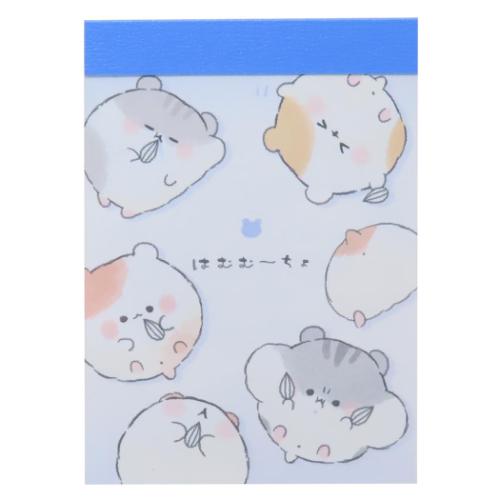 メモ帳 はむむーちょ ミニメモ ミニミニメモ カミオジャパン