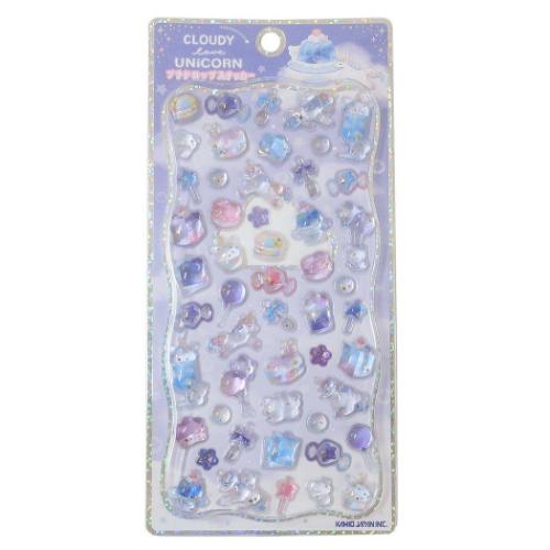 シールシート プチドロップステッカー CLOUDY UNICORN カミオジャパン