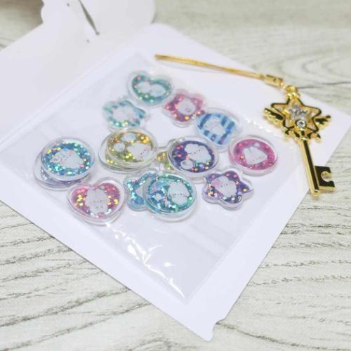 シールシート おはじきシールフレーク ふあみい ステッカー カミオ