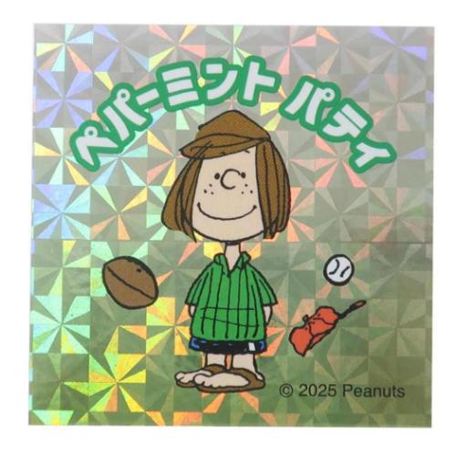 激レア！SNOOPY＆ペパーミントパティ　オリジナルピンバッジ　未開封　レトロ PEANUTS スヌーピー キャラクター ステッカー コレキラステッカー