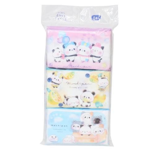 ポケットティッシュ もちもちパンダ ティッシュ カミオジャパン