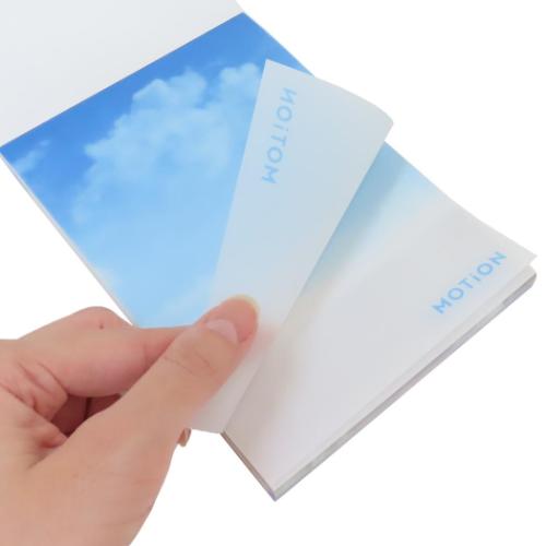 メモ帳 MOTiON クリアシートメモ 空 新学期準備文具 爆買