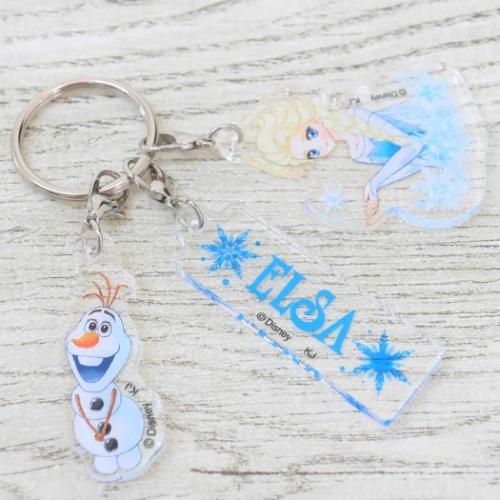 キーリング 3連アクリルキーホルダー ディズニー アナと雪の女王×中川