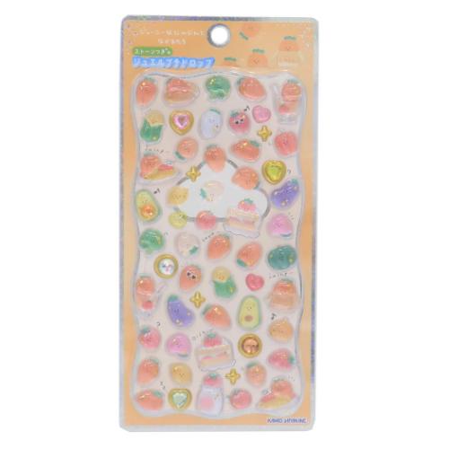 プチドロップステッカー ジューシーなにんじんとなかまたち シール