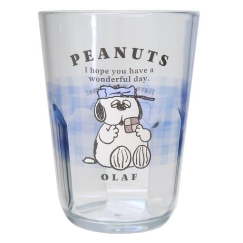 クリアタンブラー 370ml プラカップ COOKIE TIME OLAF スヌーピー ピーナッツ カミオジャパン プラコップ