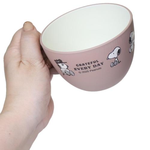 スヌーピー マグカップ スープカップ CONTENT＆HAPPY ピーナッツ カミオジャパン 電子レンジ対応 割れにくい食器