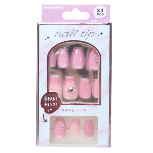 コスメ雑貨 ネイルチップ マグネットシリーズ MAG PINK カミオジャパン ネイルアート 付け爪