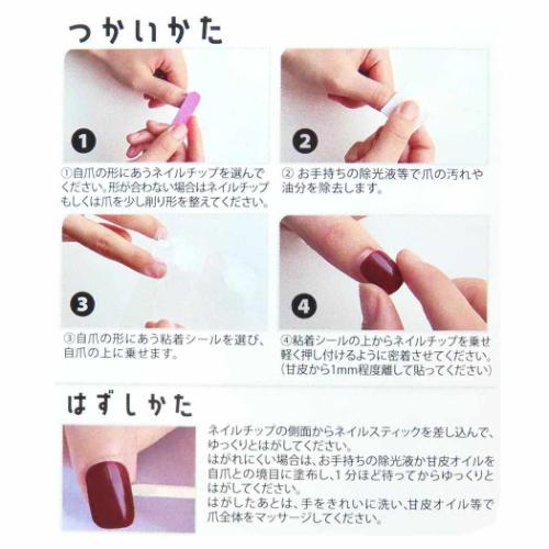 コスメ雑貨 ネイルチップ マグネットシリーズ MAG BLACK