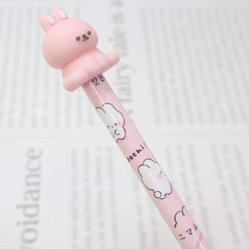 鉛筆 でかマスコットえんぴつ 2B ミニマムモモ カミオジャパン