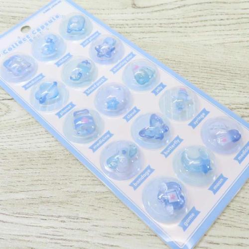 フレークシール Collect Capsule Seal シルキーブルー カミオジャパン 手帳デコ カプセルシール