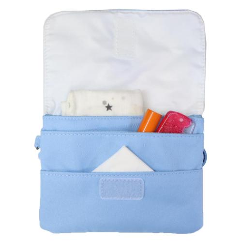 クリップポケット 横長タイプショルダーひもつき どこでもポッケ ちゅるんとミニョン