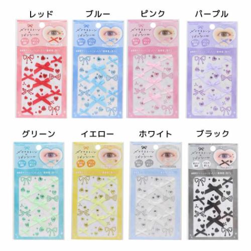 ラインストーンシール メイクストーン＆リボンシール リボン カミオジャパン 推し活