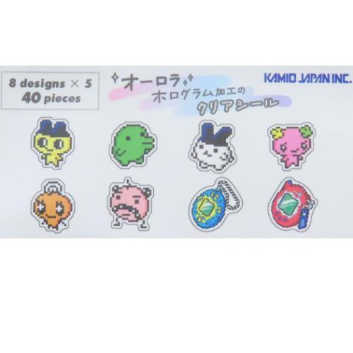 フレークシール たまごっち オーロラホログラムクリアフレークシール