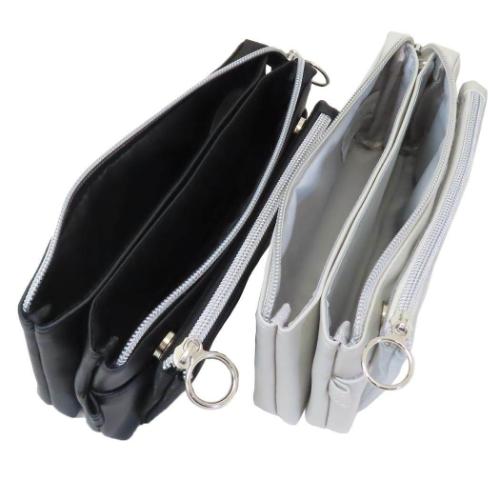 筆箱 サンカクマルチペンケース MOTiON カミオジャパン 新学期準備文具 シンプル メッシュ