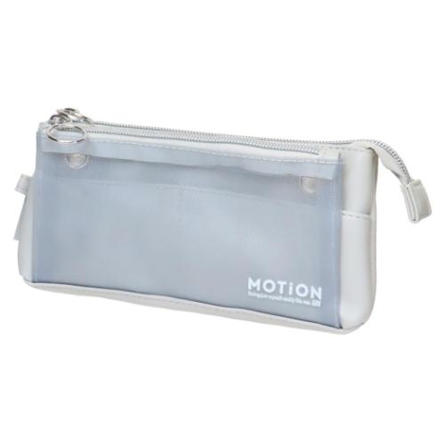 筆箱 サンカクマルチペンケース MOTiON カミオジャパン 新学期準備文具 シンプル メッシュ