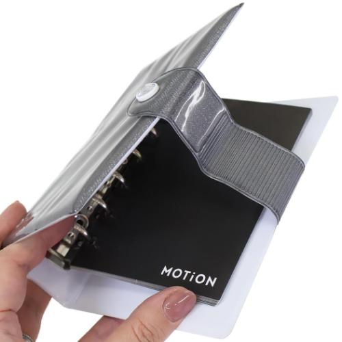 シール帳 シールバインダーブック MOTION ブラック カミオジャパン