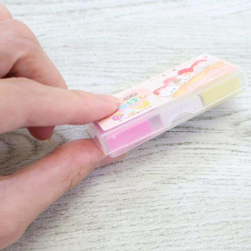 消しゴム トリプルラメねりけし もぐにゃん クレープ カミオジャパン