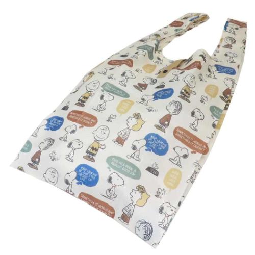 PEANUTS スヌーピー フック付きエコバッグ ショッピングバッグ SNOOPYs