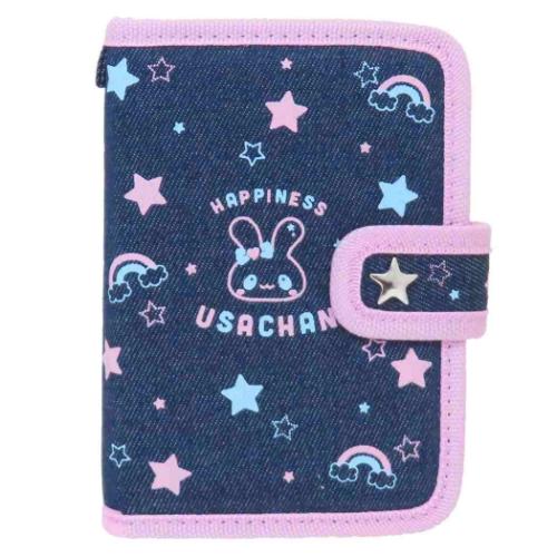デニムシールバインダー シール帳 ハピネスうさちゃん カミオジャパン
