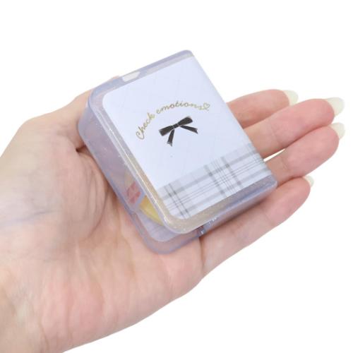 収納型テープカッター BOOK型セロテープ セロハンテープ チェックエモーションズ カミオジャパン