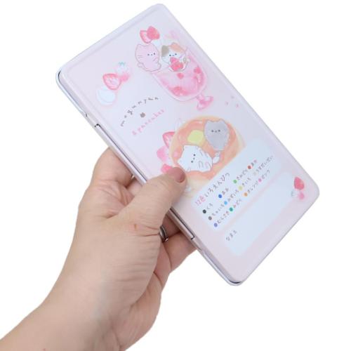 缶ケース入り12色いろえんぴつ 色鉛筆 もぐにゃん カミオジャパン 新学期準備文具 かわいい