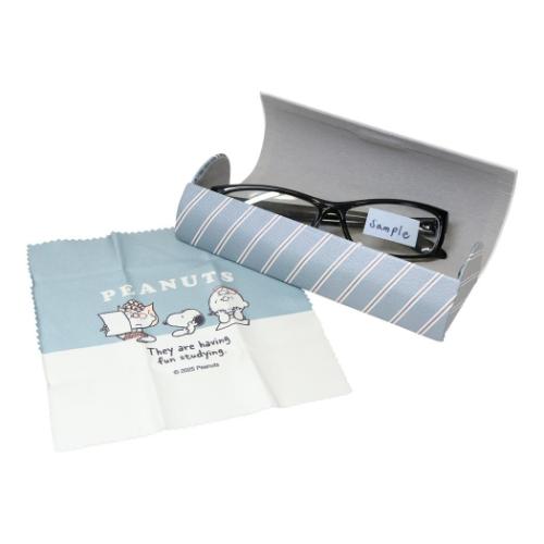 PEANUTS スヌーピー キャラクター 眼鏡ケース クロス付きメガネケース
