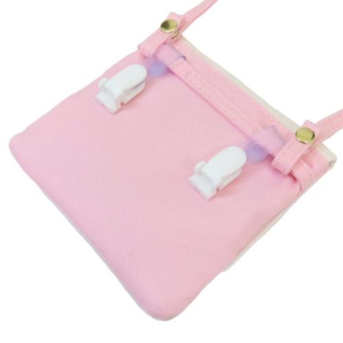 クリップポケット ショルダーひもつきどこでもポッケ もぐにゃん カミオジャパン クリップポーチ 移動ポケット キッズポシェット