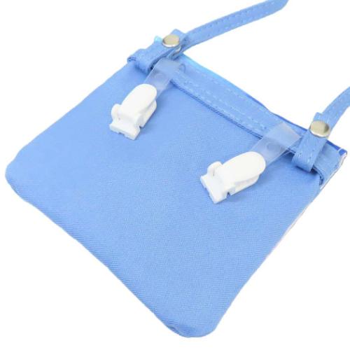 クリップポケット ショルダーひもつきどこでもポッケ ぽんぽんシマエナガ カミオジャパン