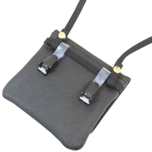 クリップポケット ショルダーひもつきどこでもポッケ 合皮タイプ charm mignon