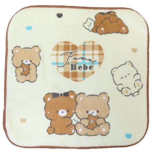 ミニタオル ちびタオル フワベベ カミオジャパン 新学期準備雑貨