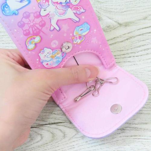 子供用ランドセル キーケース 反射シート付きリールキーカバー メルティナイトパーク カミオジャパン 新学期準備雑貨