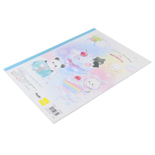 サンリオキャラクターズxもちもちぱんだ B5白無地ノート 自由帳
