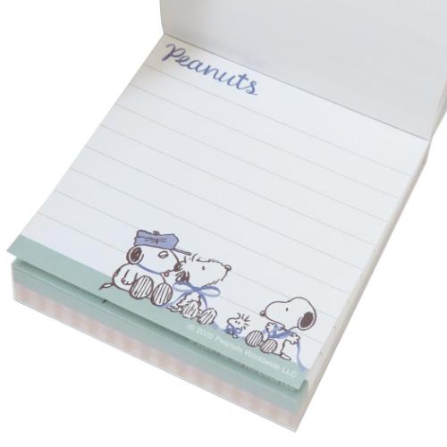 PEANUTS スヌーピー グッズ メモ帳 キャラクター ブロックメモ Ribbon