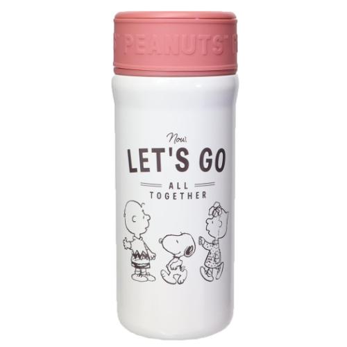 PEANUTS スヌーピー モチーフ付ステンレスボトル400ml ピーナッツ 保温