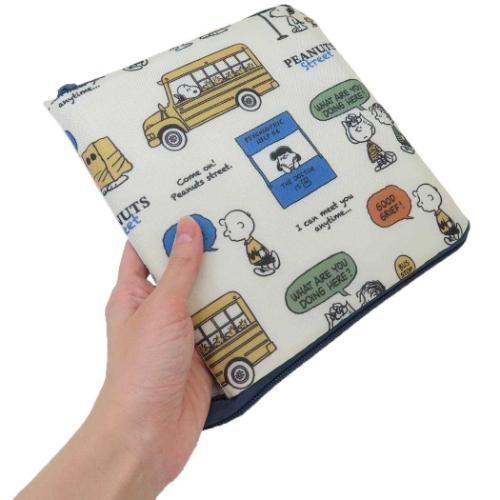 スヌーピー キャラクター 旅行かばん 折りたたみボストンバッグ PEANUTS STREET ピーナッツ