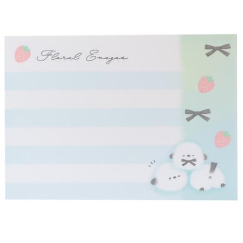 メモ帳 ミニミニメモ ずっとシマエナガ フローラルエナガズ カミオジャパン 新学期準備文具