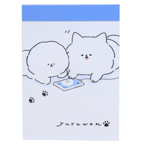 メモ帳 ゆるわん ミニミニメモ camera カミオジャパン : キャラクター