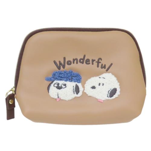 スヌーピー ティッシュポーチ ミニポーチ WONDERFUL BROTHERS ピーナッツ キャラクター 爆買