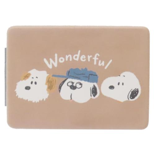 PEANUTS スヌーピー グッズ 手鏡 キャラクター 2WAYミラー