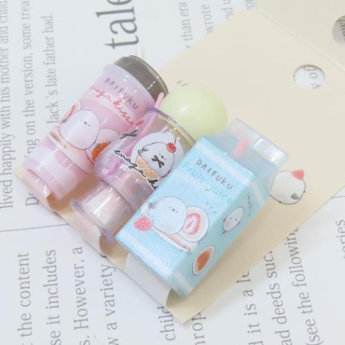 鉛筆キャップ パロディ鉛筆キャップ えんぴつカバー3本セット だいふく