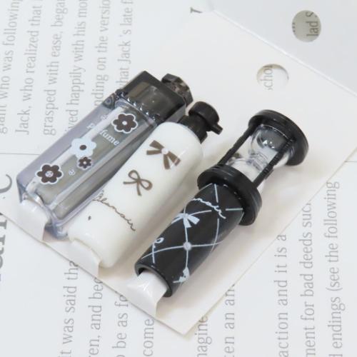 鉛筆キャップ パロディ鉛筆キャップ えんぴつカバー3本セット blanoir カミオジャパン 新学期準備文具 女の子