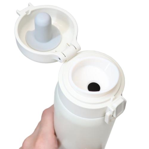 スヌーピー ピーナッツ キャラクター 保温保冷水筒 ワンプッシュステンレスボトル480ml