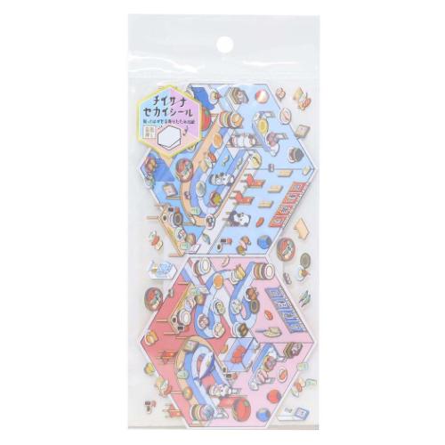 シールシート チイサナセカイシール オスシnoオミセ カミオジャパン