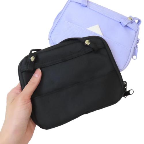 クリップポケット MOTiON ショルダー付きメッシュフラップどこでもポッケ 新学期準備雑貨