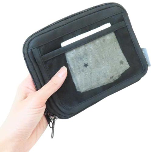 クリップポケット MOTiON ショルダー付きメッシュフラップどこでもポッケ 新学期準備雑貨