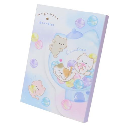 メモ帳 もぐにゃん ダイカットカバー付メモ キャンディマシーン 新学期