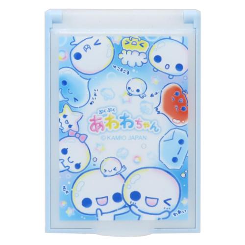 手鏡 ぷくぷくあわわちゃん カードミラーS なかよし カミオジャパン