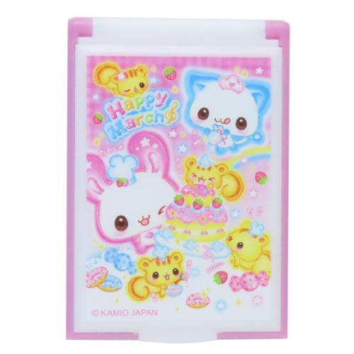 手鏡 HAPPY MARCH カードミラーS コンパクトミラー : キャラクターの