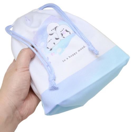 巾着袋 マチ付き巾着 きんちゃくポーチ mellow enaga ニュアンス カミオジャパン 新学期準備